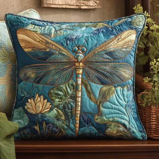 Lotus Pond Dragonfly WP2502072CL Quilt Pillow Case