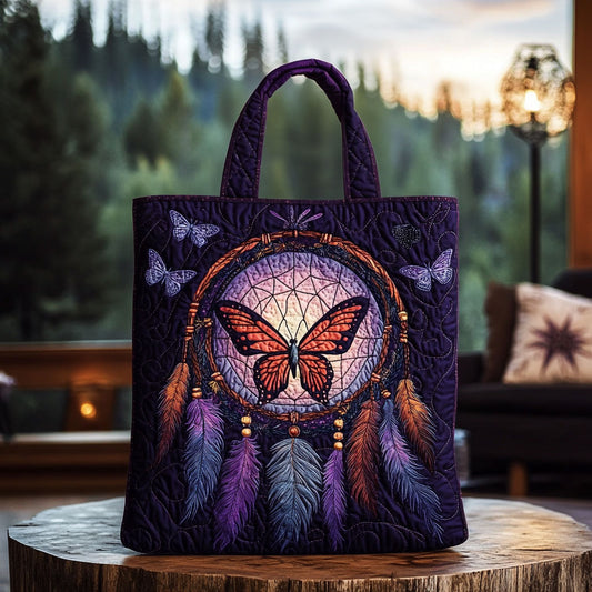 Aura Butterfly Spirit KL0412024CL Quilted Tote Bag