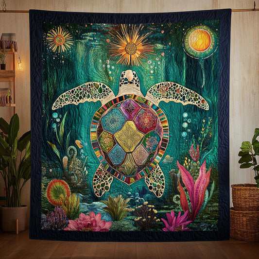 Ocean Turtle Spirit CW0701058CL Quilt