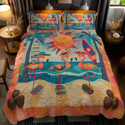 Tropical Flamingo WN2102002CL Duvet Cover Set