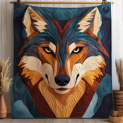 Midnight Wolf CP0701058CL Quilt