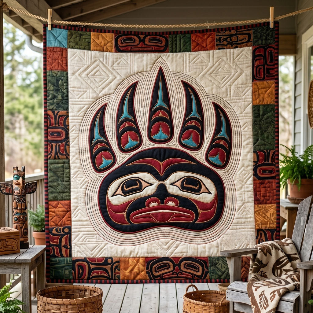 Spirit Bear Paw WN0506015CL Quilt