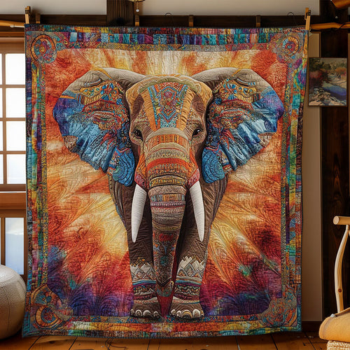 Boho Elephant WN1002038CL Quilt