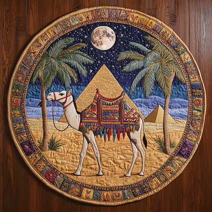 Oasis Camel WN2504034CL Quilted Round Mat