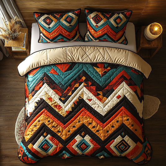 Geometric Tribal Pattern WJ0507024CL Duvet Cover Set