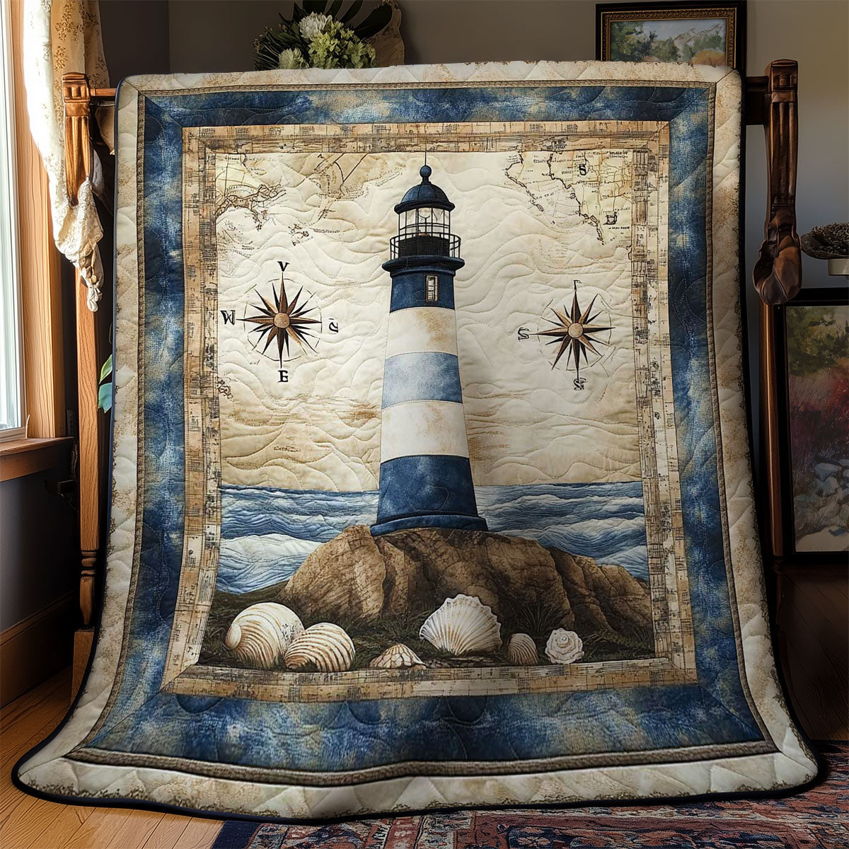 Ocean Lighthouse WN0502021CL Quilt