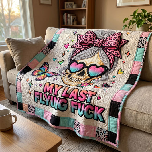 Savage Butterfly Skull WN1704014CL Quilt