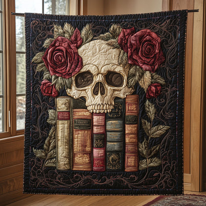 Skull of Eternal Book CW0110043CL Quilt