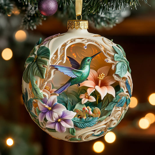 Blossom Hummingbird CW0412077CL Christmas Ornament