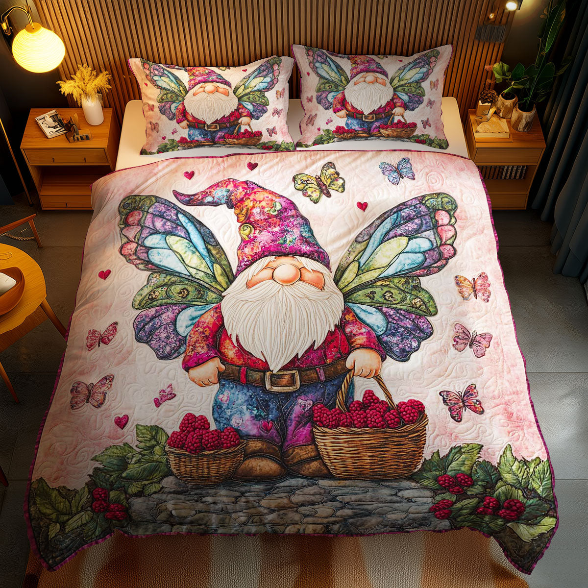 Gnome’s Berry Basket WN0801084CL Duvet Cover Set