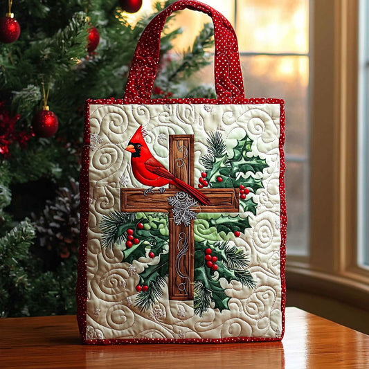 The Cardinal Of God QA0712040CL Quilted Tote Bag