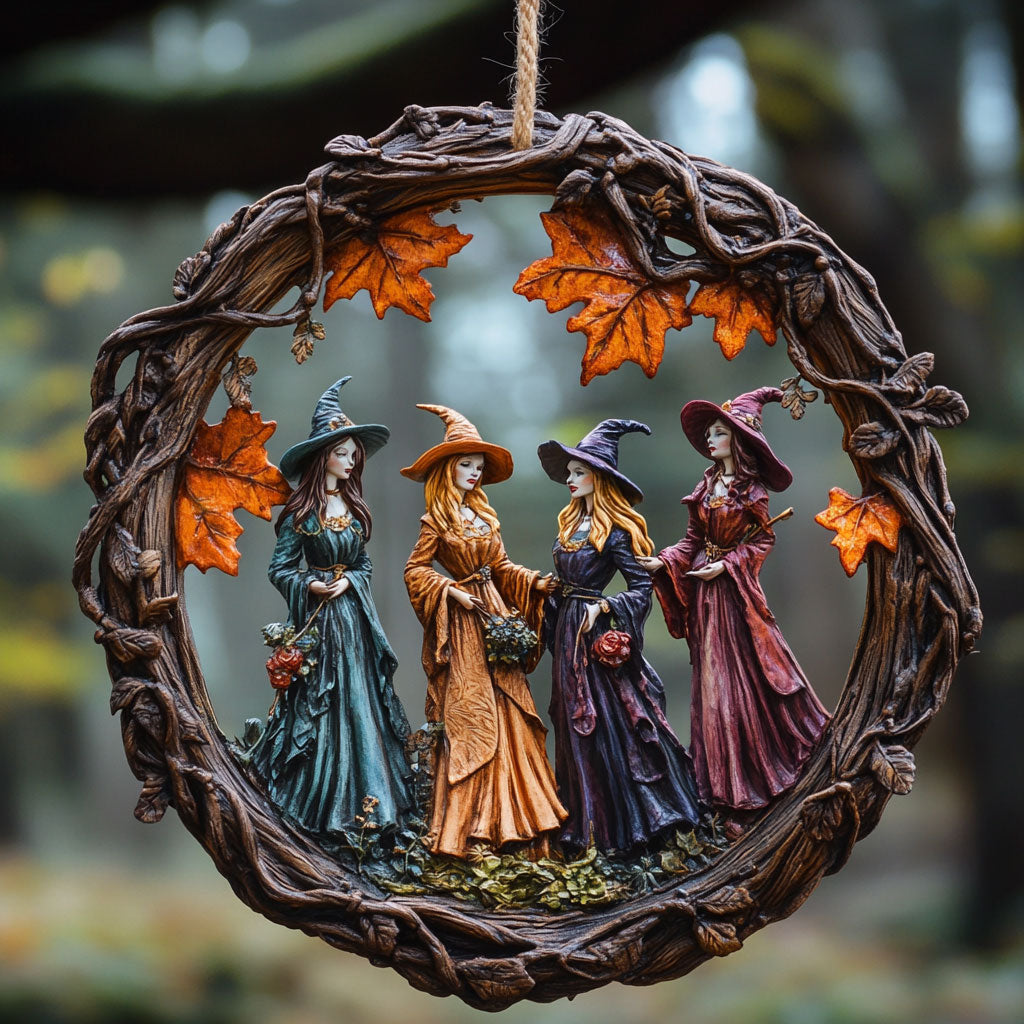 Mystic Witch Ring WN0312008CL Christmas Ornament