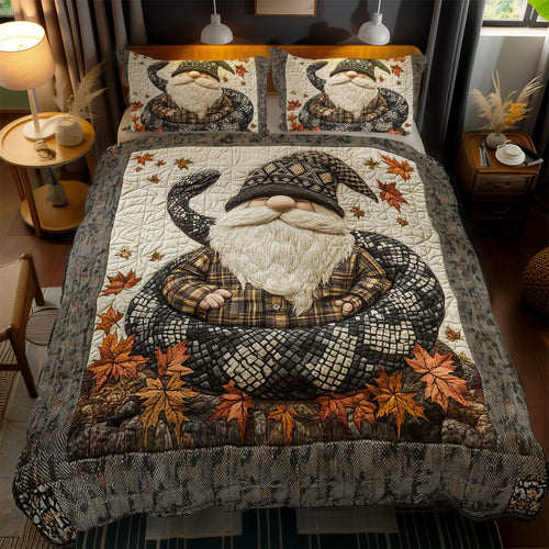 Gnome And Guardian Snake WN0802063CL Duvet Cover Set