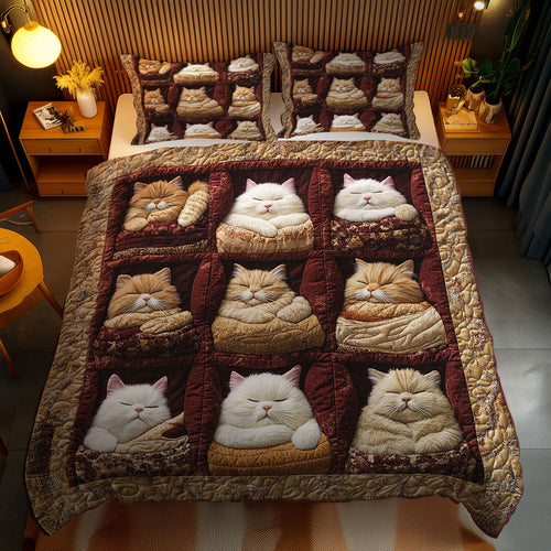 Dreamy Cat Patchwork WN1103109CL Duvet Cover Set