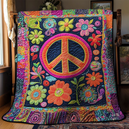 Peaceful Petals WN1001037CL Quilt