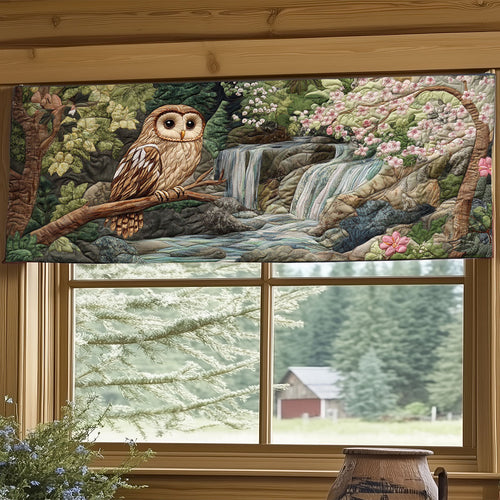 Spring Owl WJ2305029CL Quilted Valance