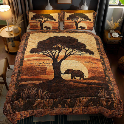 Serene African Elephant WN1103147CL Duvet Cover Set