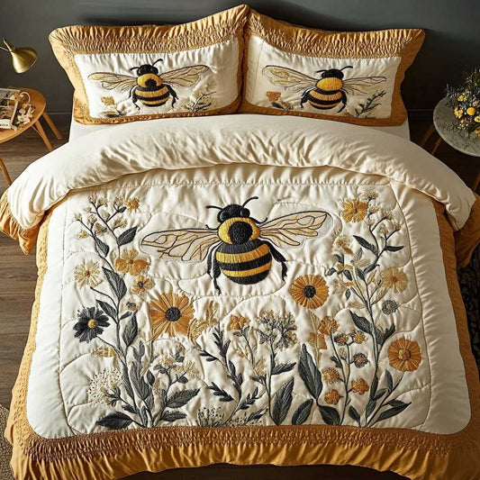 Botanical Bee WN1803102CL Duvet Cover Set