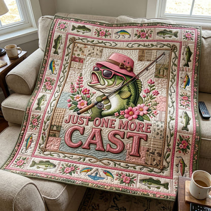 Pretty In Pink Fishing WN0605019CL Quilt