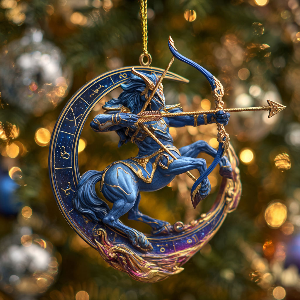 Sagittarius Aim CP0912112CL Christmas Ornament