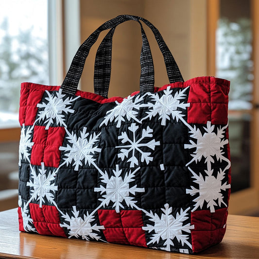 Snowfall Dream CW2509018CL Quilted Tote Bag