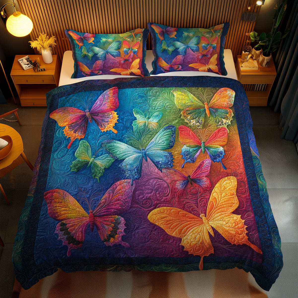 Butterfly Kaleidoscope WN1103094CL Duvet Cover Set