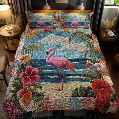 Palm Breeze Flamingo WN1003105CL Duvet Cover Set