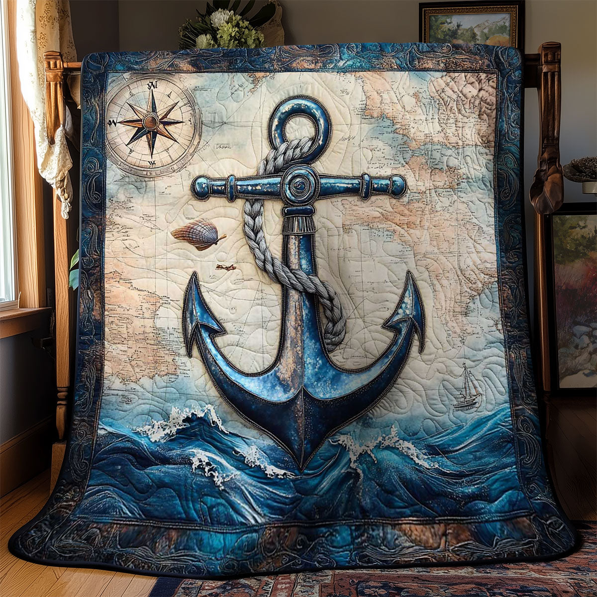 Celestial Anchor WN0602012CL Quilt