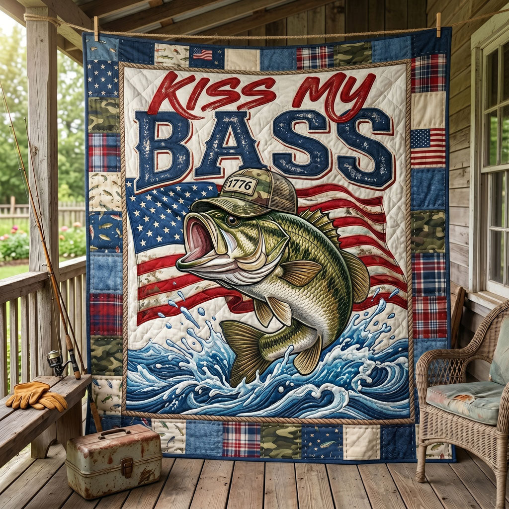 Kiss My Bass WN3005002CL Quilt