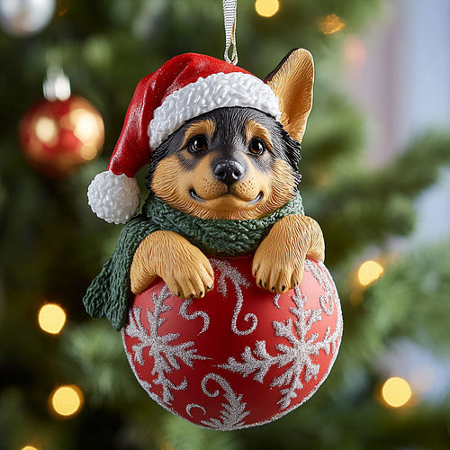 Holiday Pup CP2210059CL Christmas Ornament