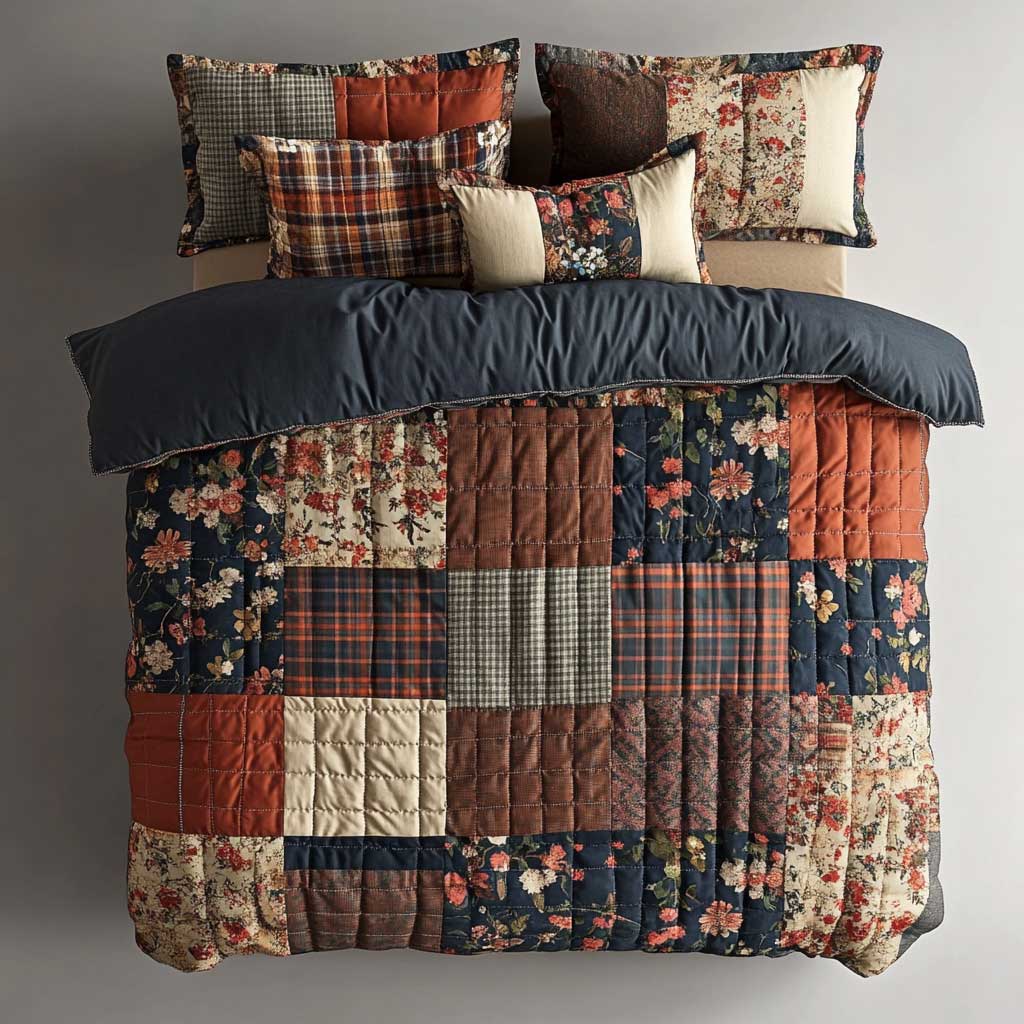 Rustic Patchwork WN0503030CL Duvet Cover Set