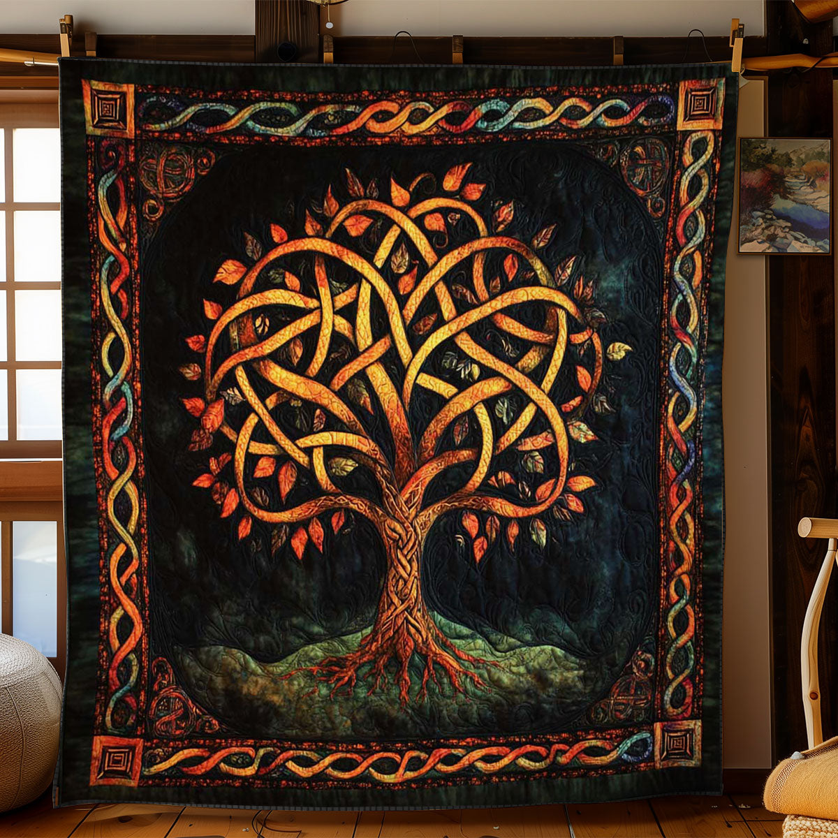 Sacred Tree Of Life WN1203075CL Quilt