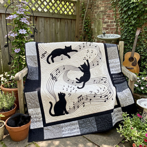 Musical Whiskers WN2105013CL Quilt