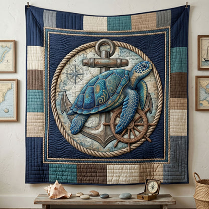Ocean Compass Turtle WN1805008CL Quilt