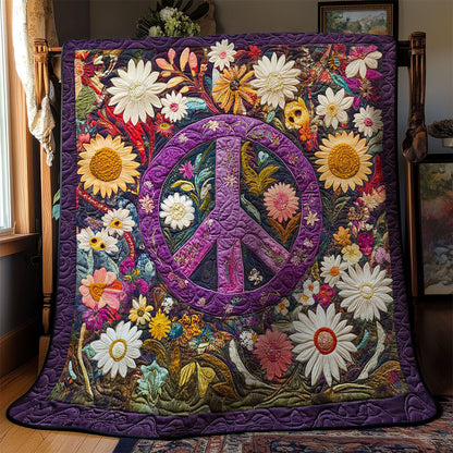 Hippie Peace Bloom WN2201002CL Quilt