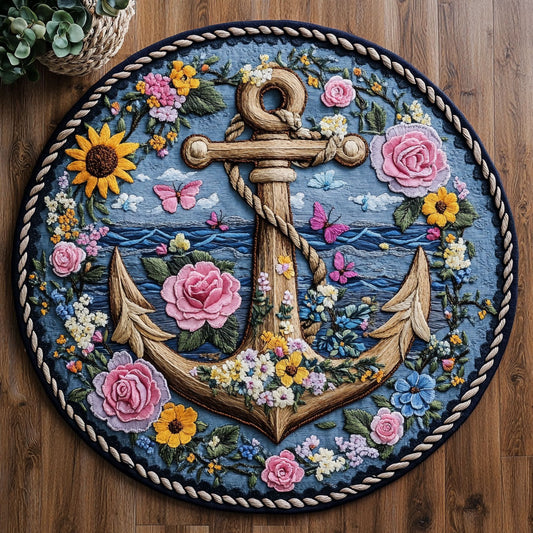 Anchor Serenity WN0407018CL Quilted Round Mat