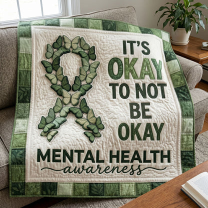 Green Ribbon Hope Mental Health WN2804011CL Quilt
