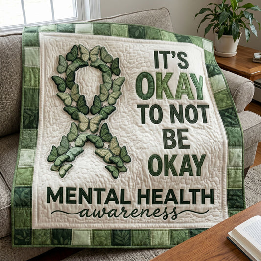 Green Ribbon Hope Mental Health WN2804011CL Quilt