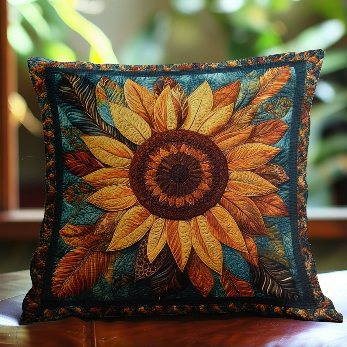 Boho Sunflower Dream WN1302053CL Quilt Pillow Case