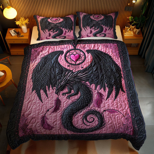 Mystic Dragon Love WN1002073CL Duvet Cover Set