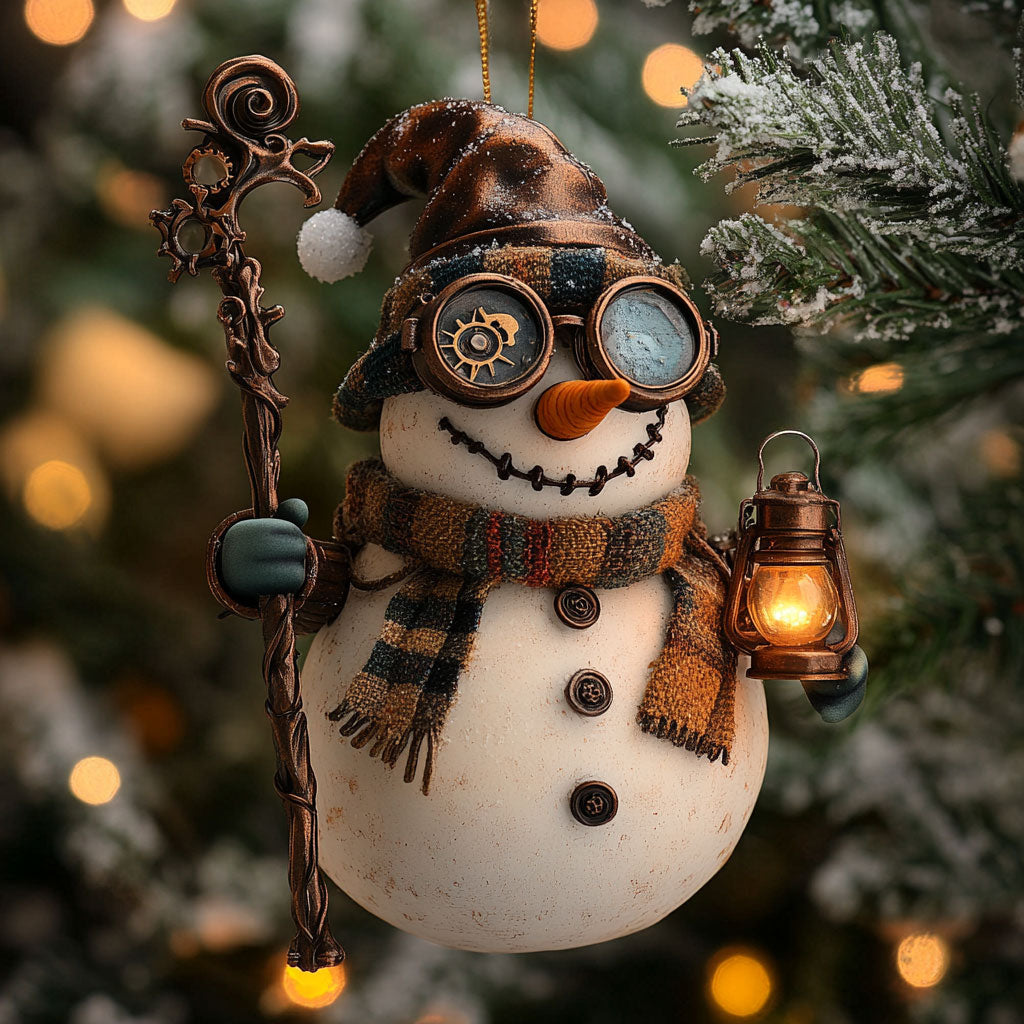 Snowman Steam Walker WN0812113CL Christmas Ornament