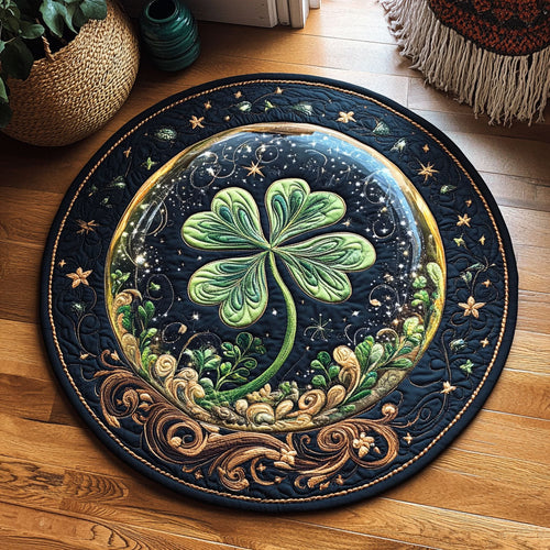 Lucky Clover WJ2705038CL Quilted Round Mat