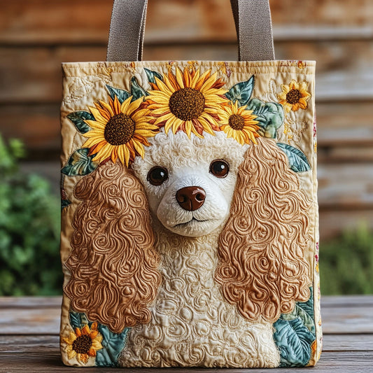 Bloom Pup CP0312167CL Quilted Tote Bag