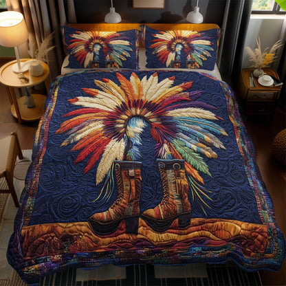 Sacred Boots Of The Tribe WN2101046CL Duvet Cover Set