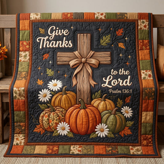 Rustic Gratitude Cross WN2204016CL Quilt