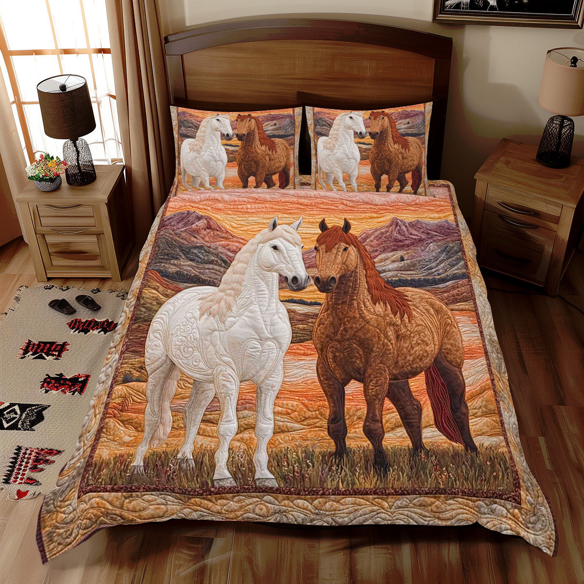 Plateau Horses WP0701058CL Duvet Cover Set