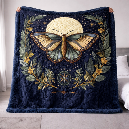 Midnight Moth QA2801005CL Faux Fur Throw Blanket