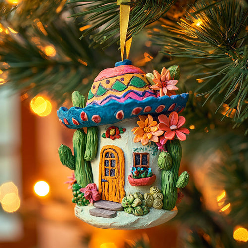 Cactus House Festive Spirit WN1112008CL Christmas Ornament