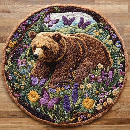 Wander Bear WN2904107CL Quilted Round Mat