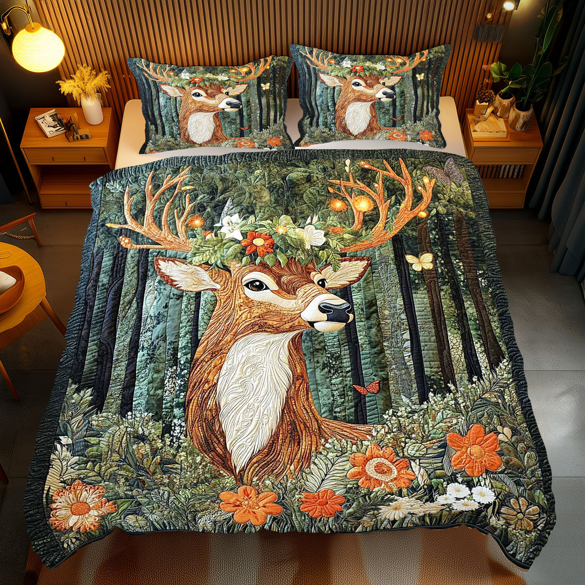 Forest Spirit Stag WP2001038CL Duvet Cover Set